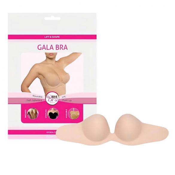 Bye Bra Gala B - dold push-up BH (nude)