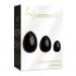 La Gemmes Yoni - Geishakulor Set - Svart Obsidian (3st)