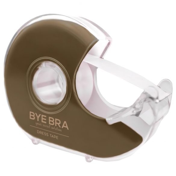 Bye Bra - tvåsidig tejp med dispenser (transparent)