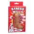 Stress Willie - antistress boll - penis (natur)