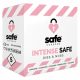 SAFE Intense Safe - ribbad-punktad kondom (5st)