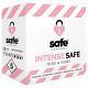 SAFE Intense Safe - ribbad-punktad kondom (5st)