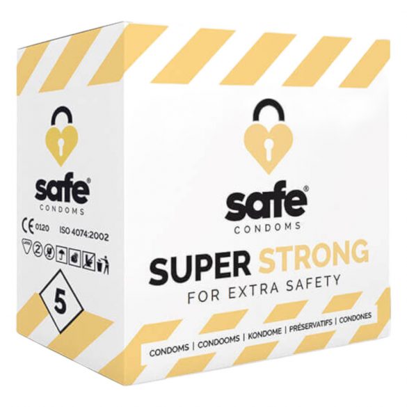 SAFE Super Stark - extra stark kondom (5 st)