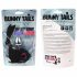 FEELZTOYS Bunny Tails - metall analplugg med kaninsvans (silver-svart)