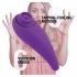 FEELZTOYS Femmegasm - uppladdningsbar 2-i-1 klitorisvibrator (lila)