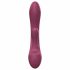 Aixiasia Merry - uppladdningsbar vibrator med klitorisstimulator (vinröd)