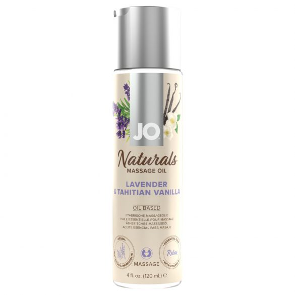 System JO - massageolja - lavendel-vanilj (120 ml)