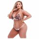 Baci Plus Size - blommig spets-bh set