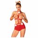 Obsessive Ms Reindy - Women's Reindeer Costume Set (2-Piece) - Red  - M/L