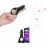 Magic Motion Rise - smart, rechargeable vibratorisk penisring (svart)